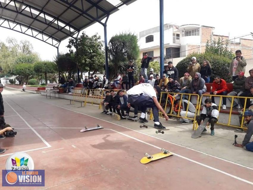 Un éxito el concurso de skate organizado por el Ayuntamiento de Zacapu