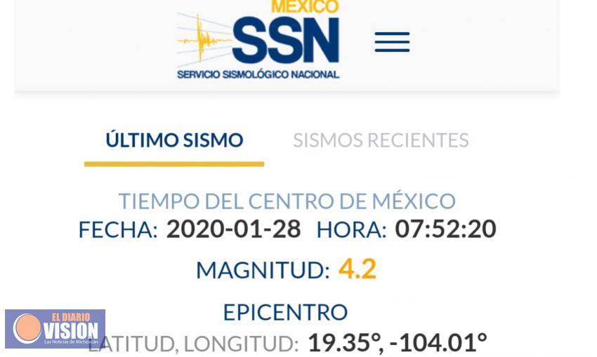 Sigue temblando en Michoacán 
