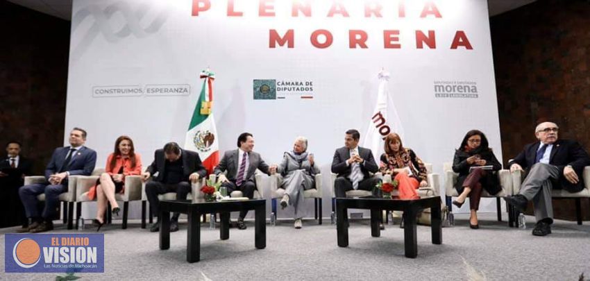 Ignacio Campos Equihua, acudió a los inicios de la reunión plenaria de MORENA