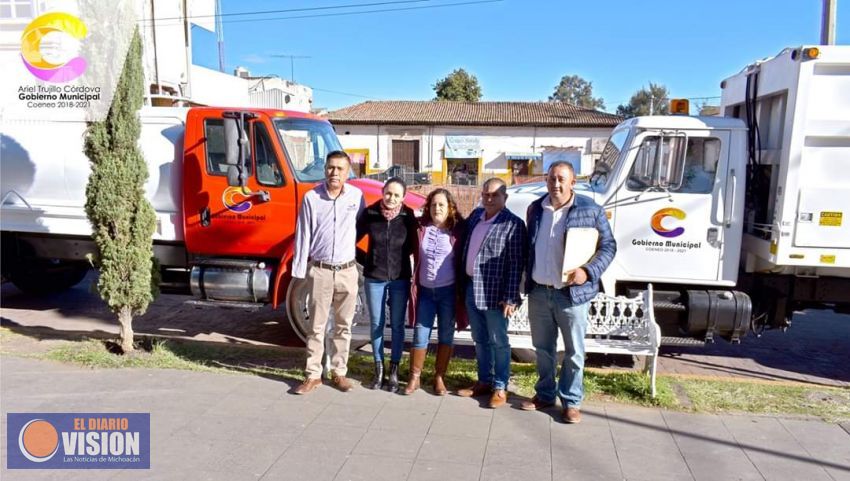 Ariel Trujillo Córdova, adquirió dos unidades para la mejora de servicios públicos en el municipio
