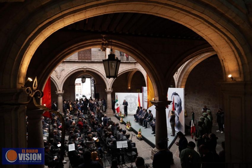 Conmemoran en Morelia el aniversario de la promulgación de las Constituciones de 1857 y 1917