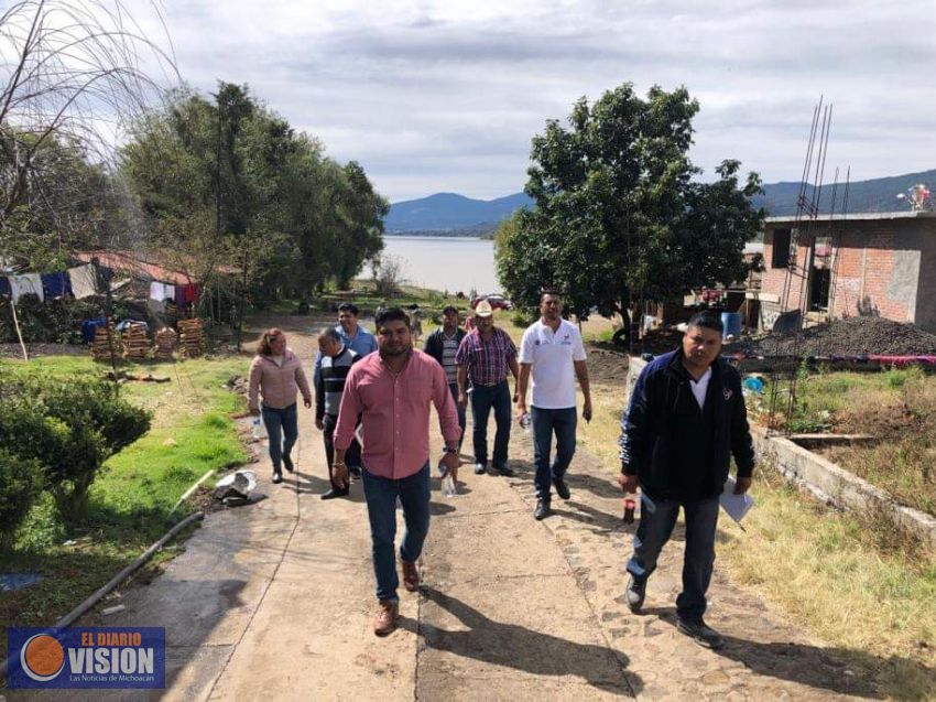 Irepani Hernández Gama, visita comunidades del Municipio
