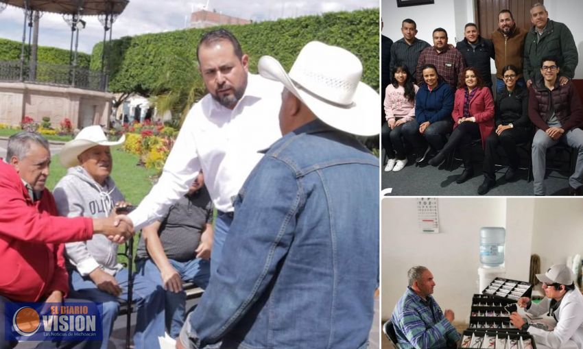 Humberto González pone en marcha campaña de salud visual en Sixto Verduzco