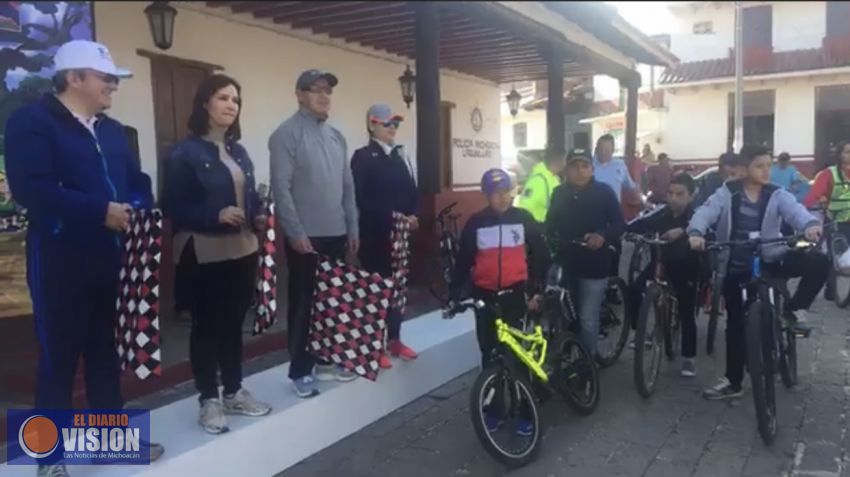 Gran convocatoria tuvo la Rodada por la amistad en Huiramba