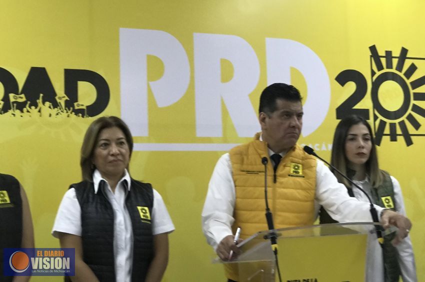 PRD interpondrá demandas contra actores políticos por actos anticipados de campaña 