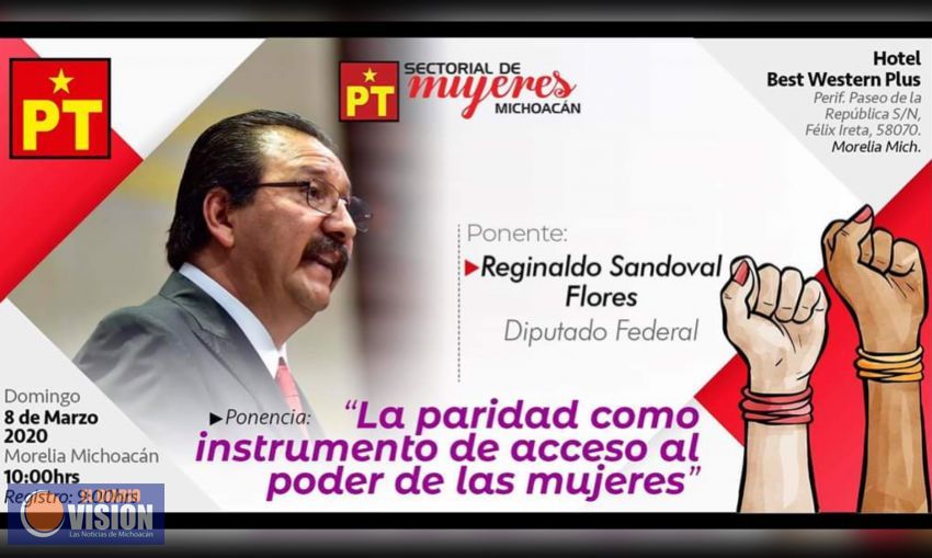 Inician ciclos de conferencias para Mujeres del PT en Michoacán
