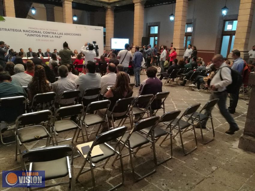 Instalan, Mesa de Trabajo contra las adicciones 