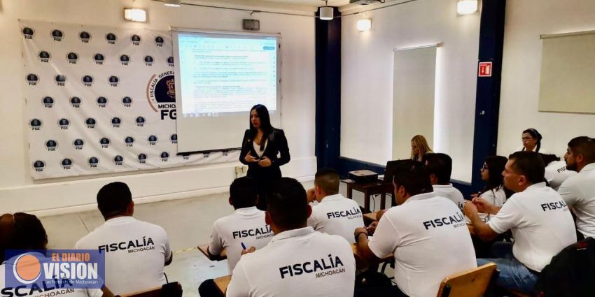 Se capacitan aspirantes a policías, en materia de actos de investigación