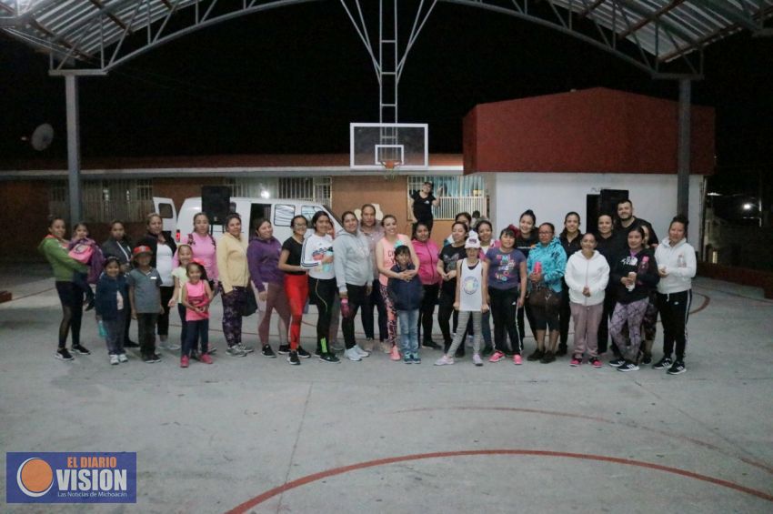 Humberto González pone en marcha actividades deportivas en Huandacareo