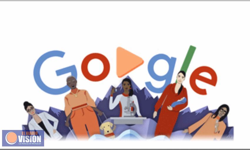 Google representa lucha de las mujeres por la igualdad en mandala
