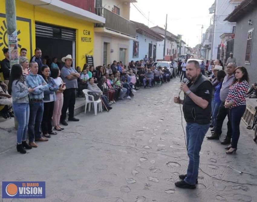 Por un crecimiento ordenado y la seguridad de las y los michoacanos, se pronuncia Humberto González