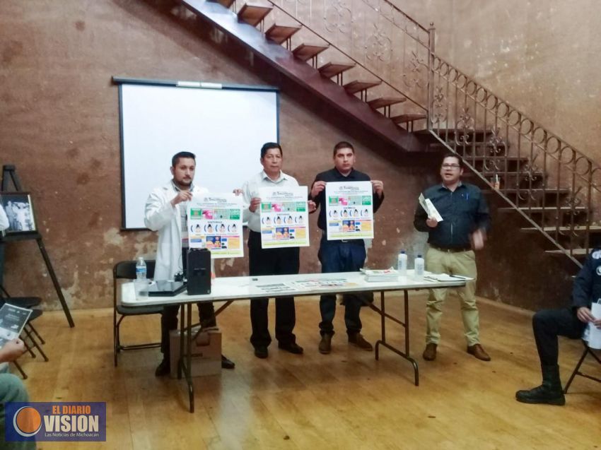 Realizan reunión informativa con el Consejo de Salud municipal de Tingambato 
