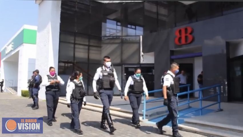 Gobierno de Morelia vigilará se guarde sana distancia en bancos y establecimientos
