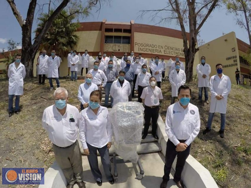 El Instituto Tecnológico de Morelia entregó al IMSS, los primeros respiradores pulmonares 