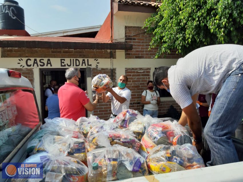 Se acerca Gobierno de Morelia a meta de 35 mil despensas entregadas a sectores vulnerables