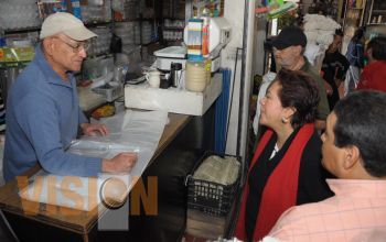 Autoridades municipales de Morelia visitan Mercado Vasco de Quiroga