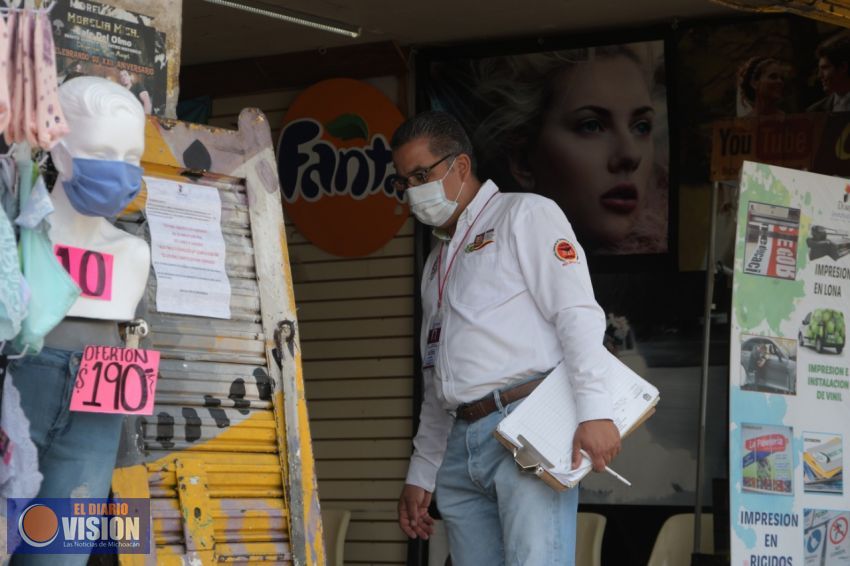 Reforzará Gobierno de Morelia operativos para verificar cierre de negocios no esenciales