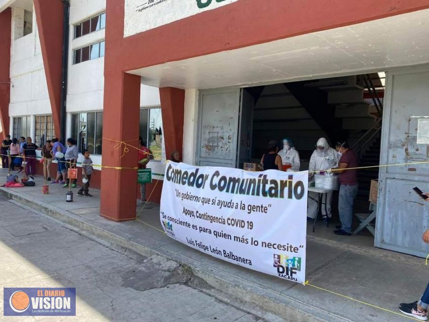 Ayuntamiento de Zacapu, ha entregado en 5 semanas de pandemia, 45 mil despensas y 105 mil alimentos