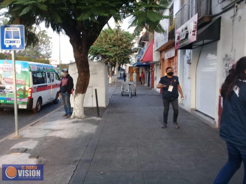 Gobierno de Morelia continúa con liberación de espacios públicos 