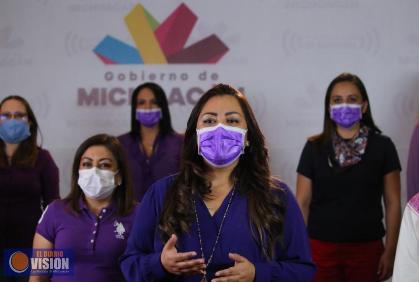 En Michoacán, las mujeres no están solas; el Gobierno las acompaña: Nuria Hernández