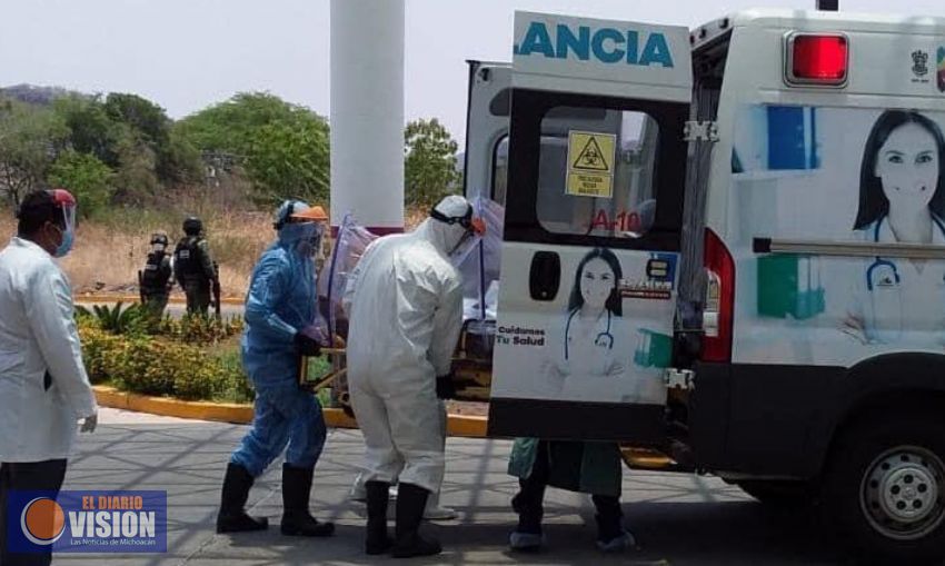 Michoacán, registra 62 defunciones y 571 casos confirmados por Covid-19 