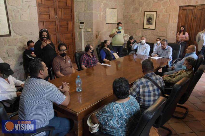 Raúl Morón acuerda con comerciantes semifijos reforzar medidas sanitarias