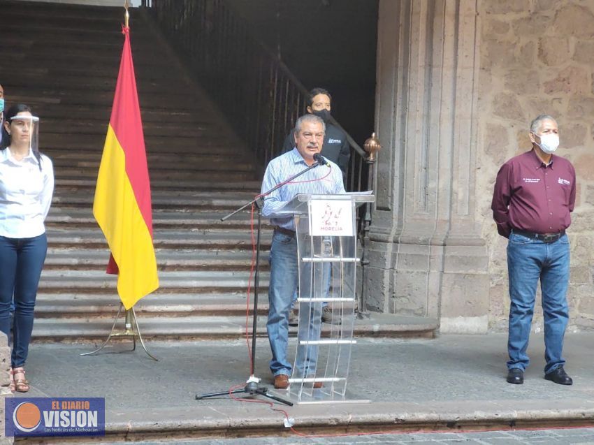 Anuncia Raúl Morón, nuevas medidas, para la reactivación gradual de las actividades en Morelia 