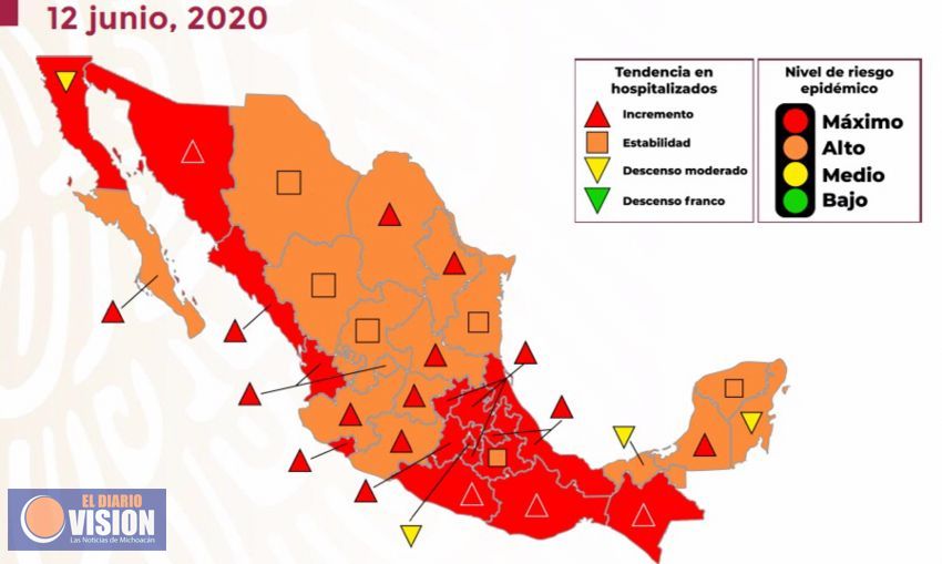 México, llega a 16 mil 448 defunciones, de las cuales 504 se registraron en las últimas 24 horas 