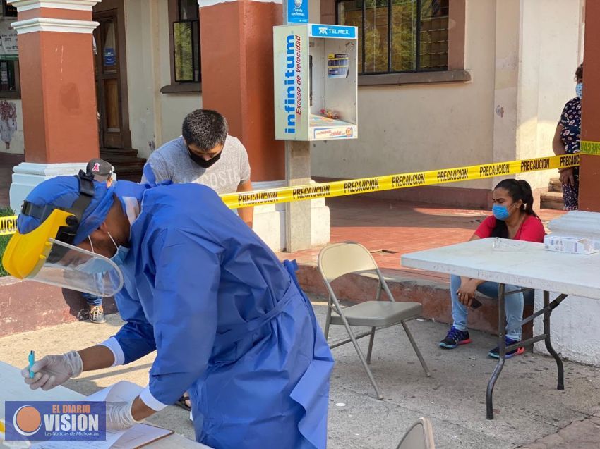 Michoacán, registró 129 casos nuevos en tan sólo 24 horas 