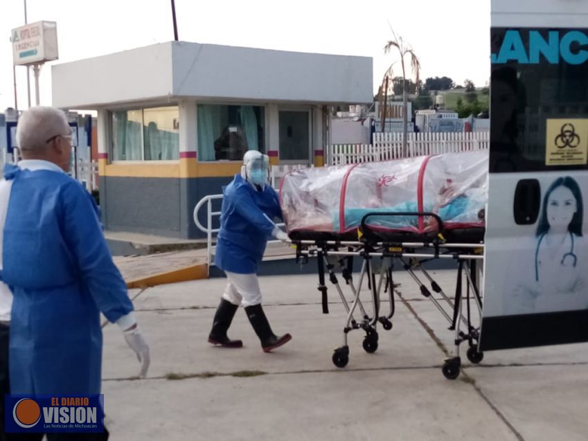 Michoacán, suma 342 defunciones por Covid-19, de las cuáles 16 se dierón en las últimas 24 horas 
