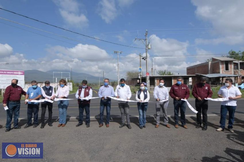 Gobierno de Morelia, inaugura, obra vial de la avenida Cointzio y del camino a San Nicolás Obispo 