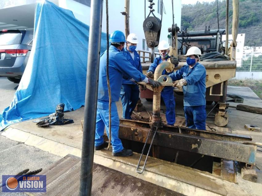 OOAPAS, realizará, mantenimiento al equipo de bombeo del pozo, El Realito II 