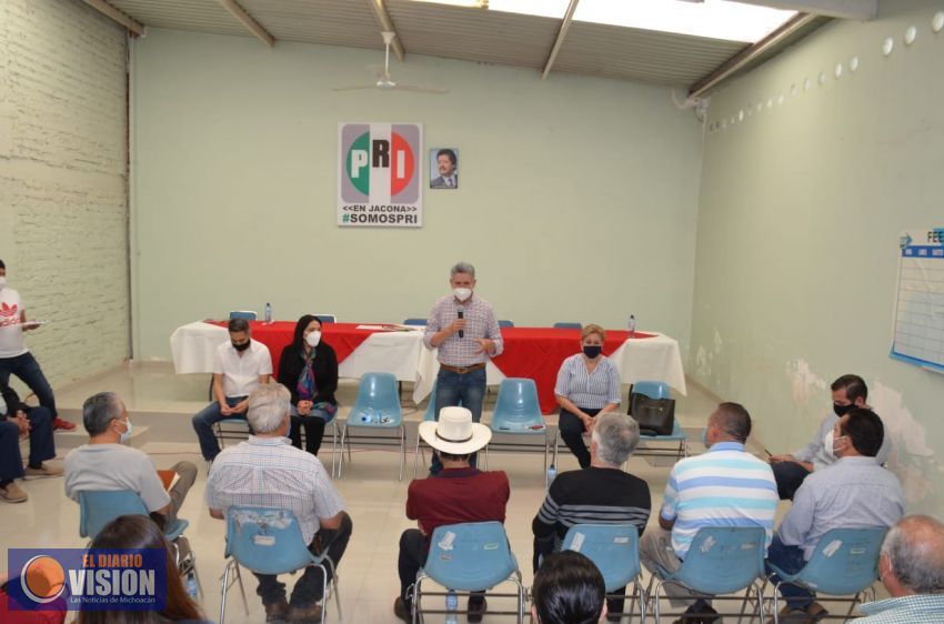El PRI será la opción que necesita Michoacán: Jesús Hernández 