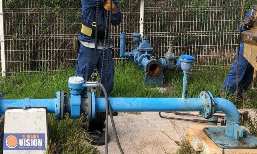 OOAPAS, trabaja, para que no les falte el agua a los morelianos 