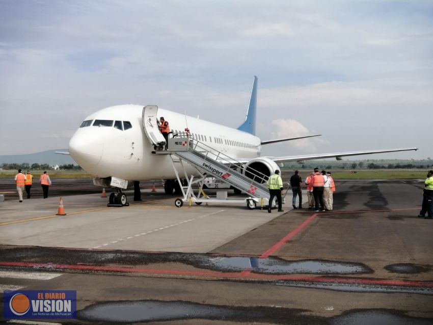 Atiende SSM salud de connacionales repatriados con filtro en aeropuerto de Morelia