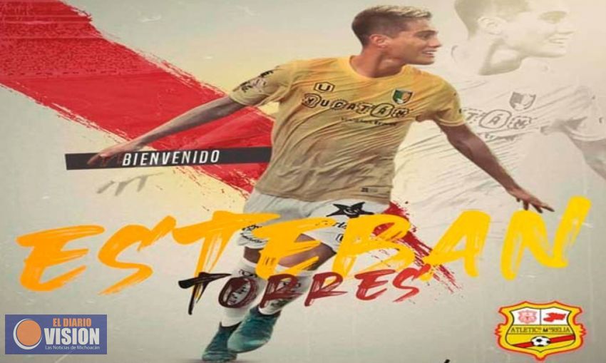 Atlético Morelia, anuncia la llegada del delantero Esteban Torres