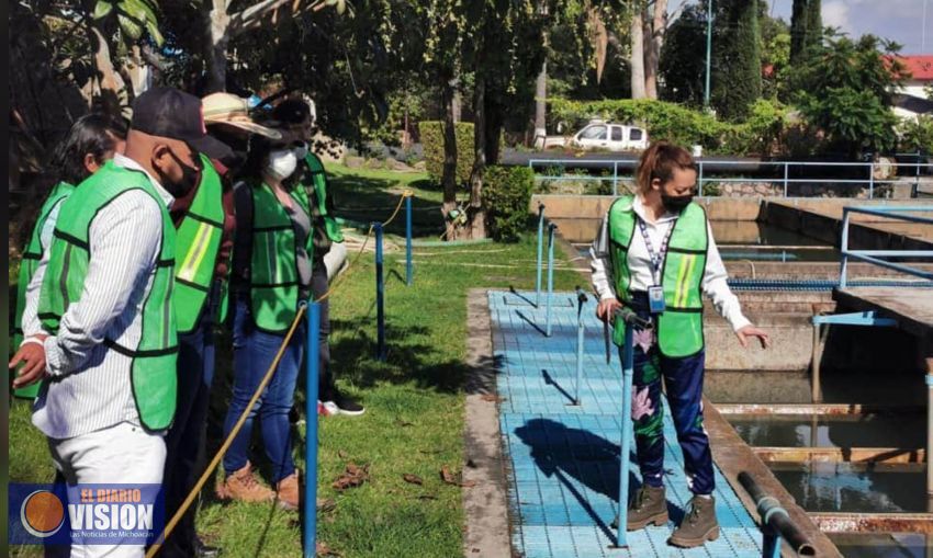 OOAPAS reactiva los recorridos educativos en la planta potabilizadora Vista Bella 