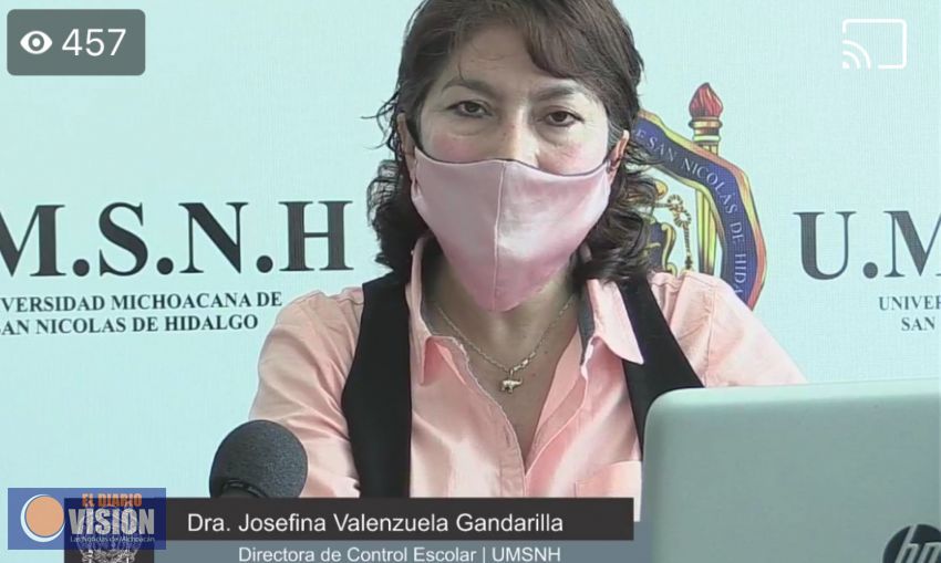 Anuncian los días de exámenes presenciales de la segunda convocatoria de ingreso a la UMSNH