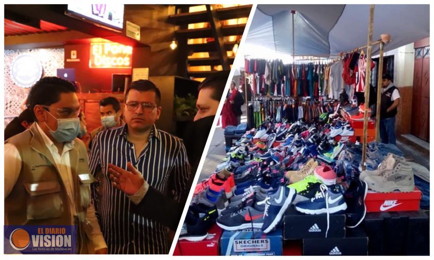 En Michoacán prohiben los tianguis de fines de semana y bares se cierran a las 11 pm 