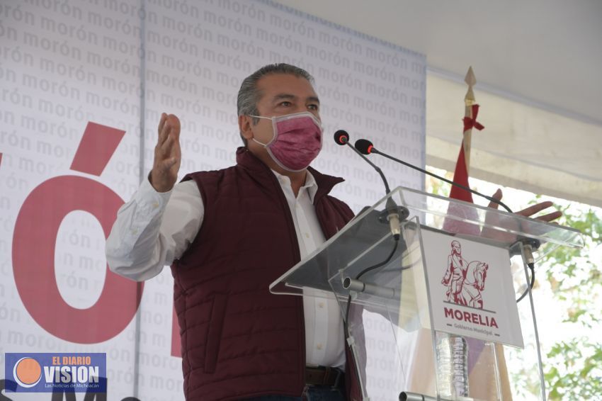 Anuncia Raúl Morón inversión de más de 50 millones de pesos en Villas del Pedregal