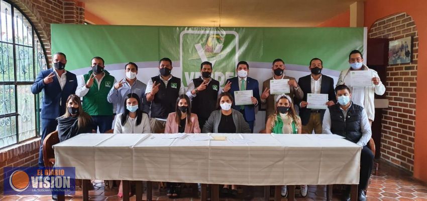 Partido Verde fortalece su estructura política en más de 70 municipios de Michoacán