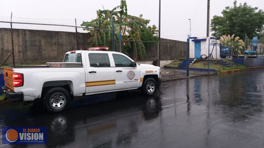 Policía Morelia realiza recorridos en diversas colonias de zonas bajas por fuerte lluvia 