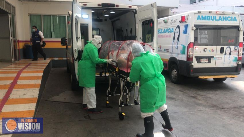 Hoy miércoles, Michoacán registra 168 nuevos contagios y 18 defunciones en las últimas 24 horas 