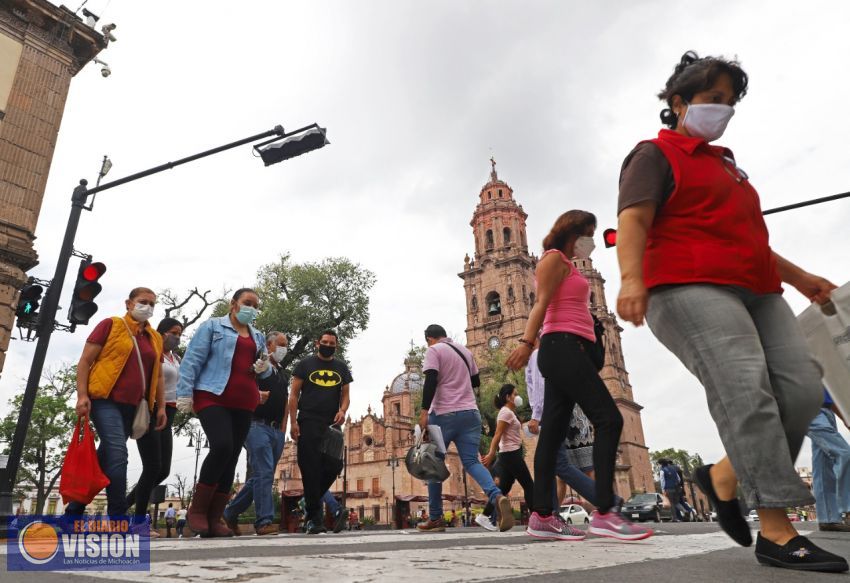 Hoy sábado, Michoacán alcanza una máxima de 208 nuevos contagios y 19 muertes por Covid-19