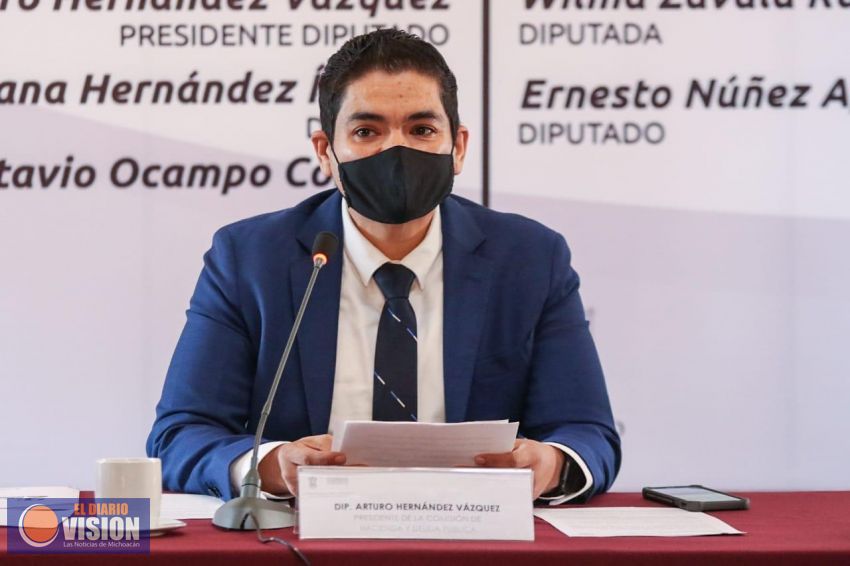 Comisión de Hacienda presenta resultados a los michoacanos: Arturo Hernández 