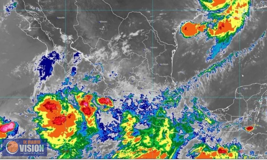 Provocará tormenta tropical “Hernán” lluvias fuertes en Michoacán, invitan  a tomar medidas 