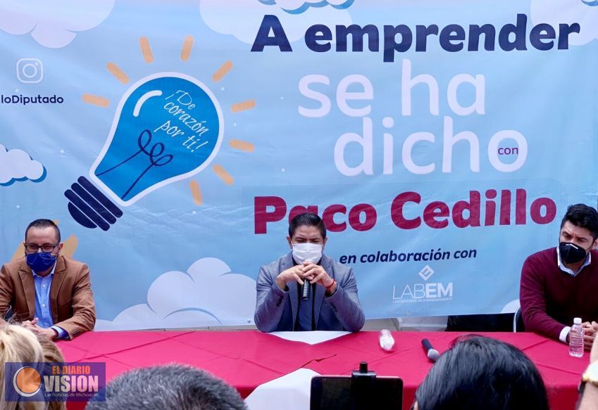 Paco Cedillo lanza programa para fortalecer la economía en Uruapan