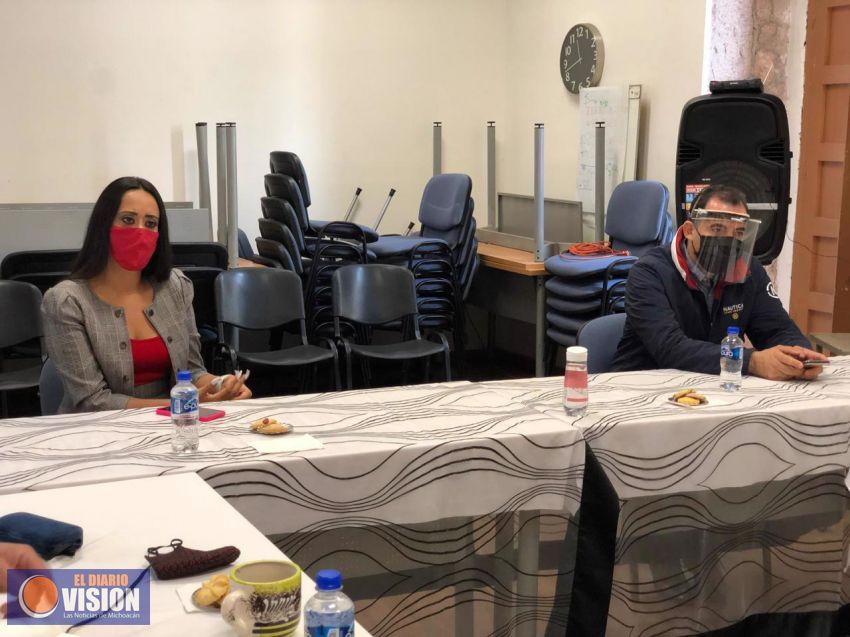 Sostuvieron diputados locales del PT reunión con CANACINTRA Morelia