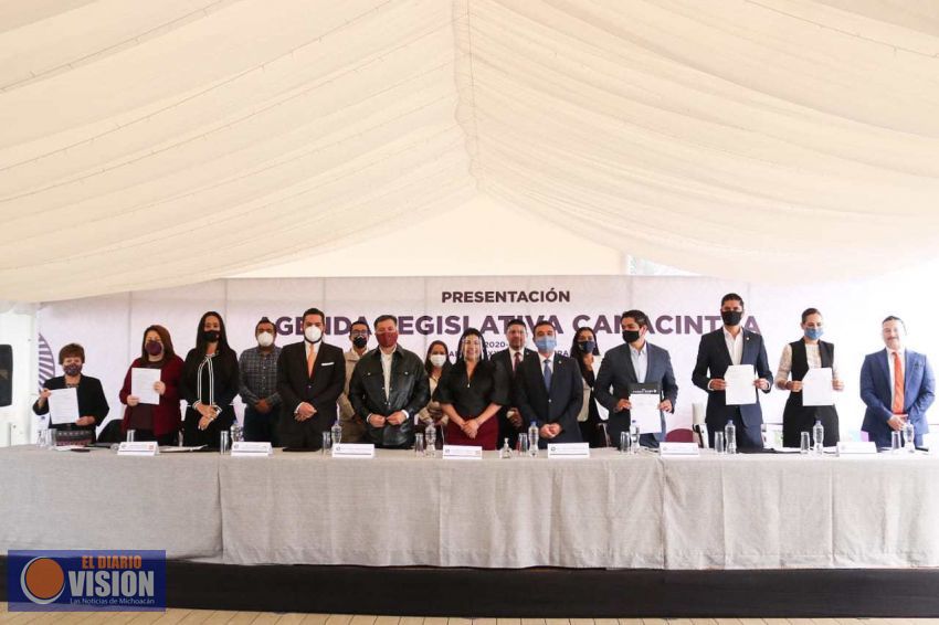 Reciben diputados locales propuesta de Agenda Legislativa de la CANACINTRA