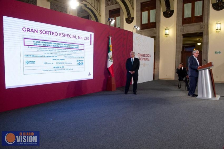 Se llegó a meta de cachitos vendidos para rifa del avión presidencial: AMLO